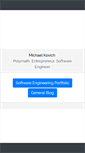 Mobile Screenshot of michaelkovich.com